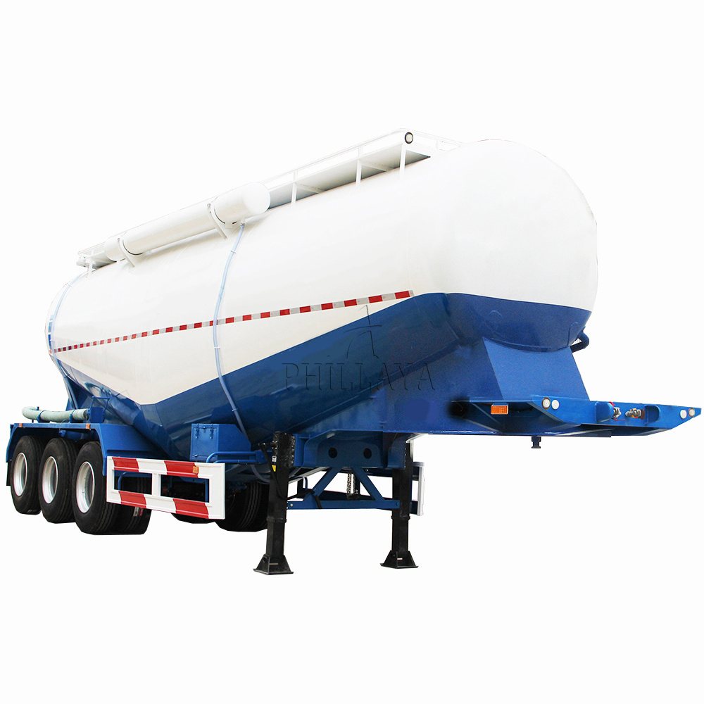 3 Alxe 40CBM 45 CBM 50cbm  Dry Bulk Cement Tanker Trailer Cement Bulker Tank Semi Trailer for sale