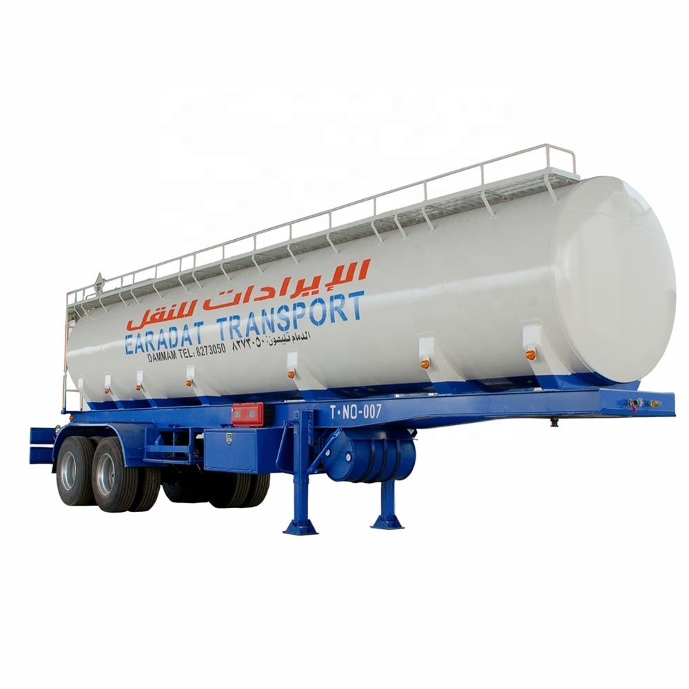 2 axles 30000L Oil Tanker/ Fuel Tank Semi Trailer tank truck oil tank truck trailer