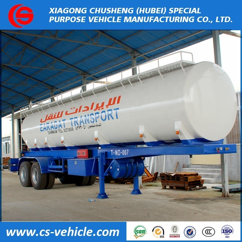 2 axles 30000L Oil Tanker/ Fuel Tank Semi Trailer tank truck oil tank truck trailer