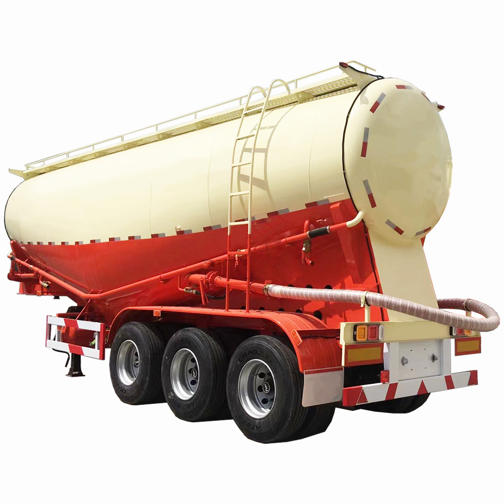 3 Alxe 40CBM 45 CBM 50cbm  Dry Bulk Cement Tanker Trailer Cement Bulker Tank Semi Trailer for sale