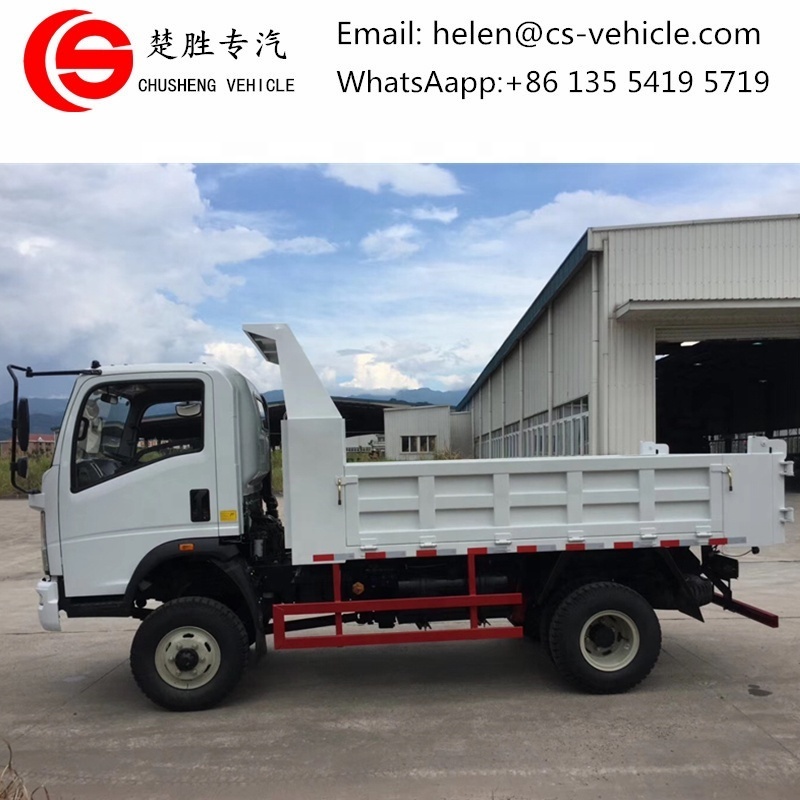 Sinotruk HOMAN 4x2 5 tons 6 wheels dumper Tipper Dump Truck price