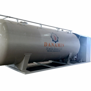 Cheap price 40000 Liters LPG mobile filling Gas plant 40m3 20tons lpg tank skid price for sale