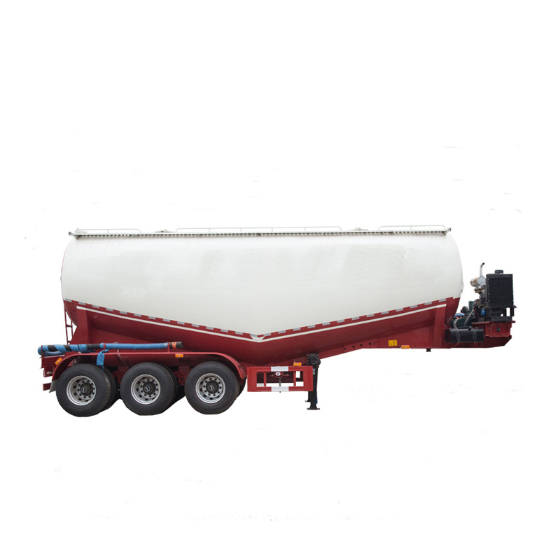 3 Alxe 40CBM 45 CBM 50cbm  Dry Bulk Cement Tanker Trailer Cement Bulker Tank Semi Trailer for sale