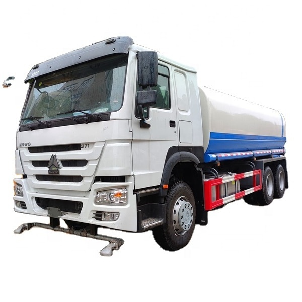 Sinotruk Howo 10 wheels water bowser 20cbm water tank sprinkler truck to Angola