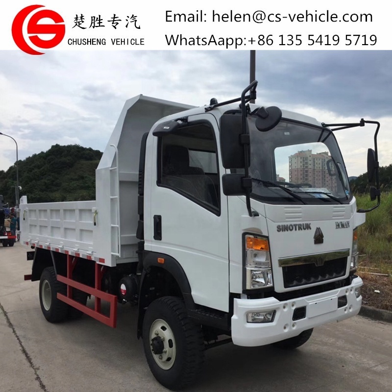 Sinotruk HOMAN 4x2 5 tons 6 wheels dumper Tipper Dump Truck price