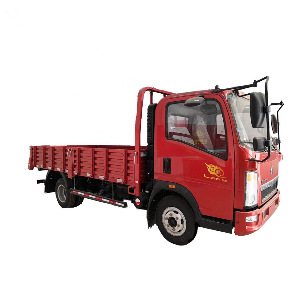 Cheap price used howo 4x2 4x4 154hp 5tons isuzu mini cargo truck used hino cargo trucks