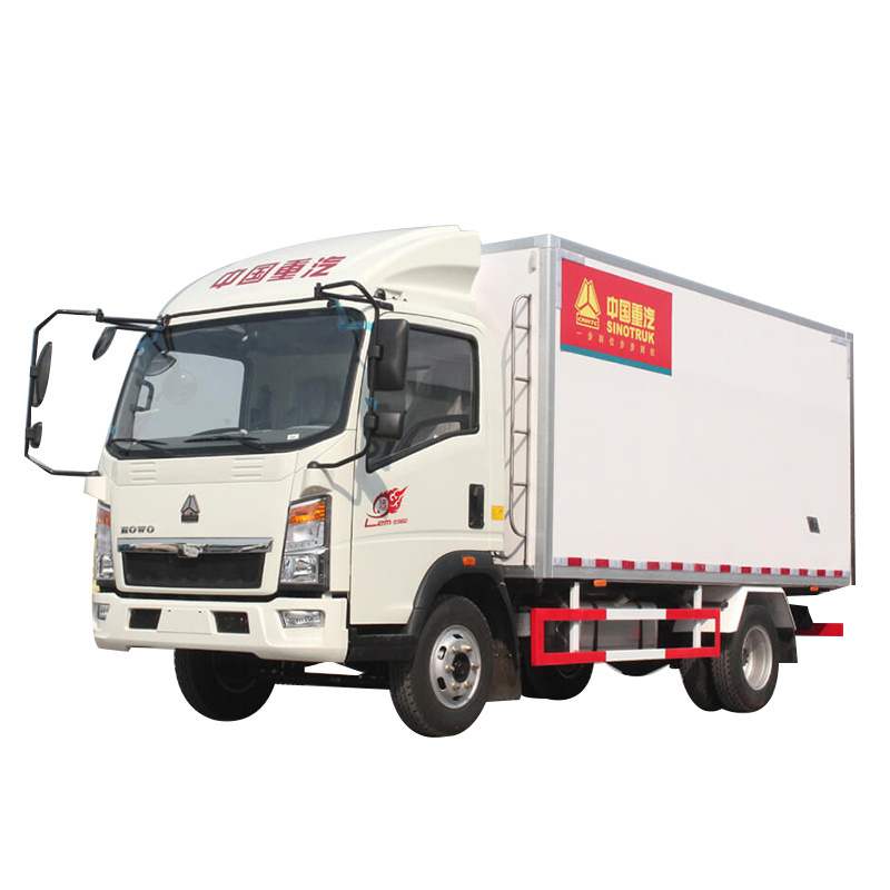 HOWO 4x2 mini refrigerated box truck 10tons refrigerated truck for sale 20tons refrigerated food trucks for sale