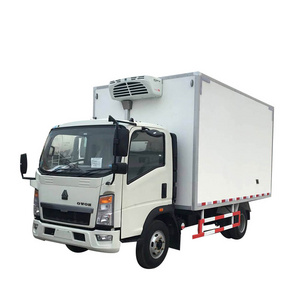 HOWO 4x2 mini refrigerated box truck 10tons refrigerated truck for sale 20tons refrigerated food trucks for sale