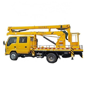 Used Japan brand 4x2 16/18/20 m Aerial working  platform high lifting truck with insulated 200kgs bucket for sale