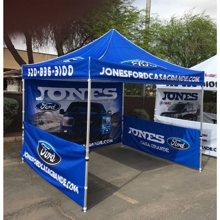 Custom Printing 3x3 Aluminum Canopy Tent Gazebo Folding Tents With 600d Oxford Fabric Canopy