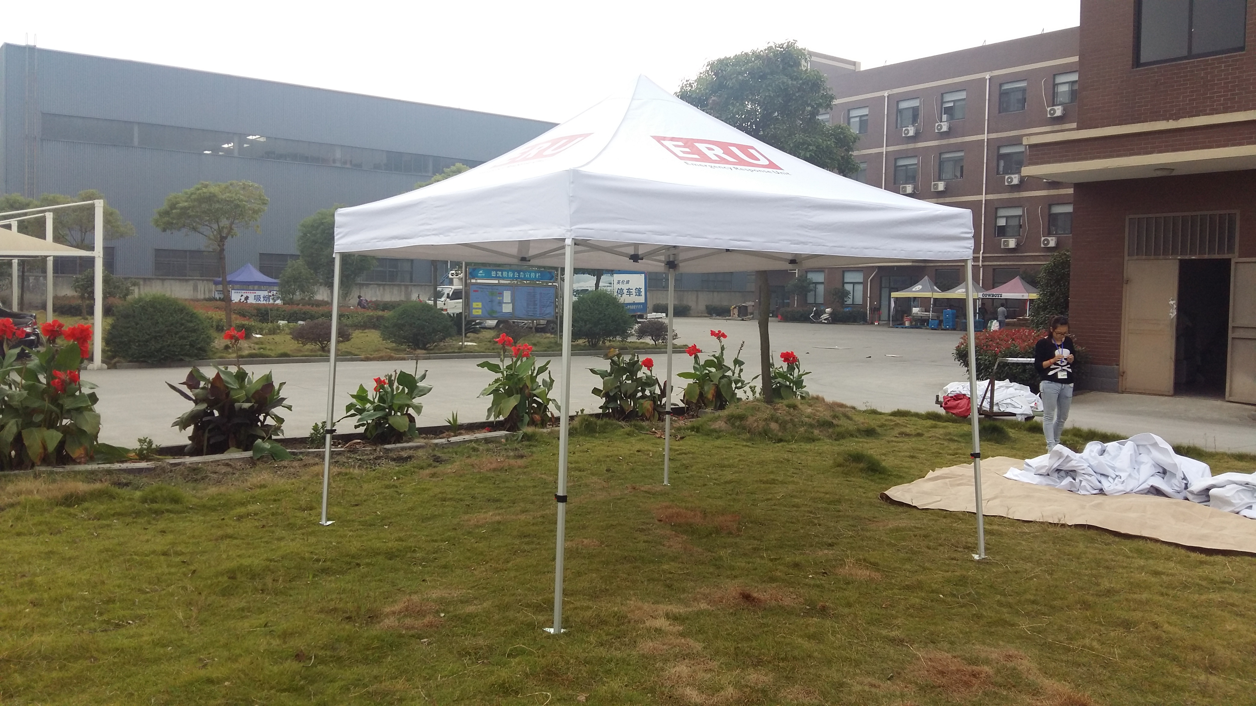 Pop Up Tent with Logo Custom Printed Canopy for Outdoor Camping