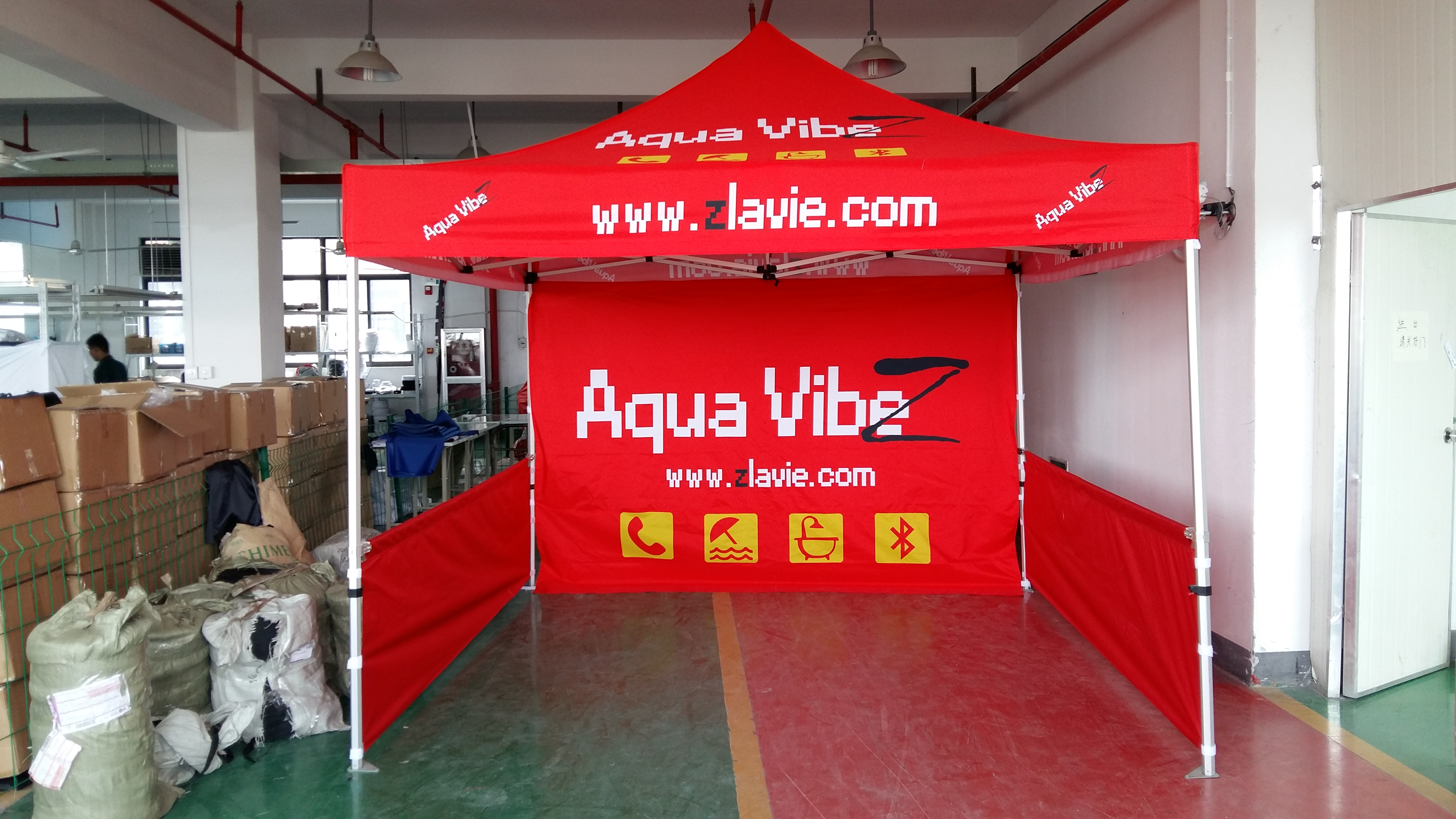 Customized Pop Up Tent for Outdoor Events Personalized Canopy with Logo Printing