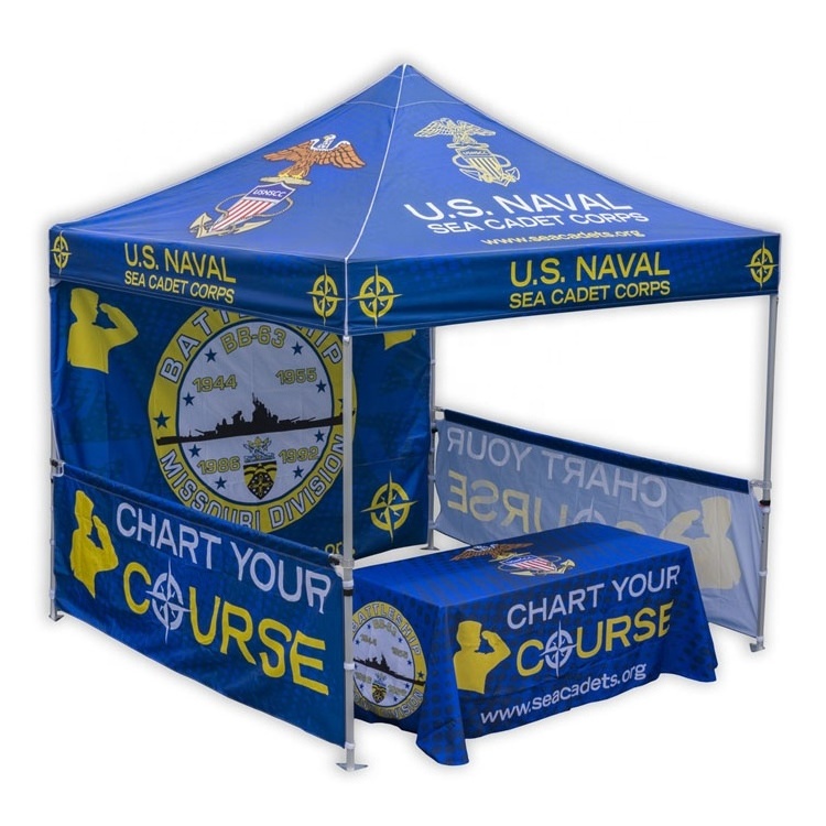 Custom Printing 3x3 Aluminum Canopy Tent Gazebo Folding Tents With 600d Oxford Fabric Canopy