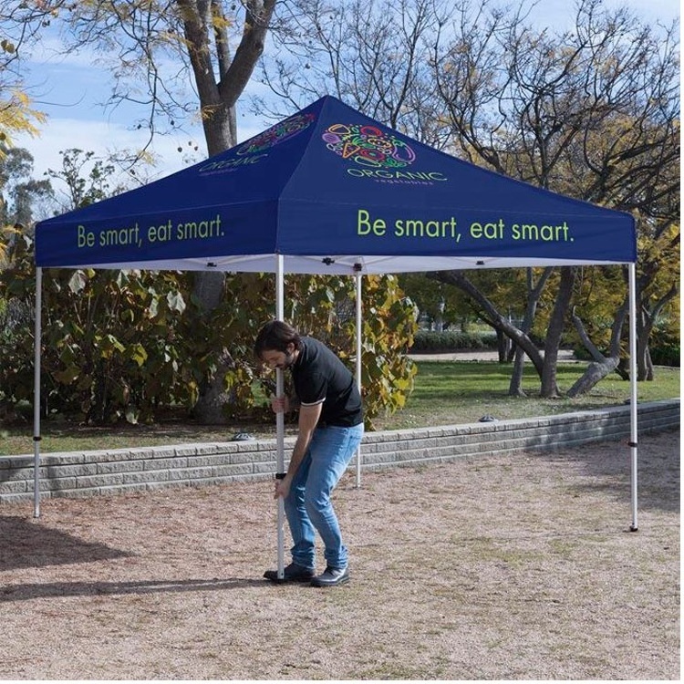 Custom Printing 3x3 Aluminum Canopy Tent Gazebo Folding Tents With 600d Oxford Fabric Canopy