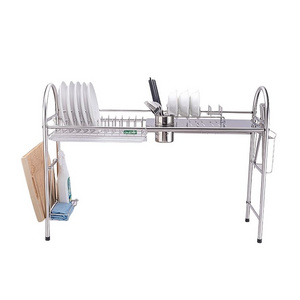 hot sale 3 layer Stainless steel kitchen utensil rack drainer dish storage holders