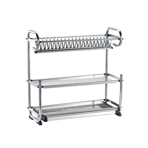 Hot Sale Morden drainer dish Rack stainless steel 3 layer kitchen drainer