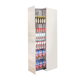 Kitchen Cabinet Soft Close 400mm Wide Pull Out Tall Larder Unit storage kitchens Pantry organizer