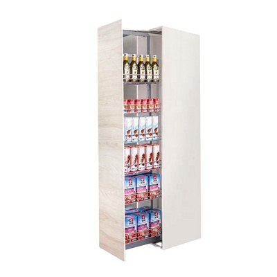 Kitchen Cabinet Soft Close 400mm Wide Pull Out Tall Larder Unit storage kitchens Pantry organizer