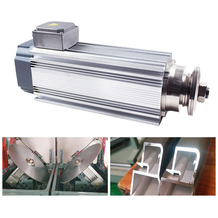 cnc spindle 7.5KW motor spindle Square Air-cooled Cnc Router Spindle Motor for stone cutting