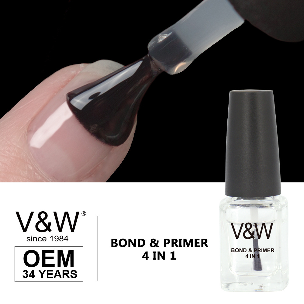 V&W OEM No Acid Nail Bond And Primer 4 In 1