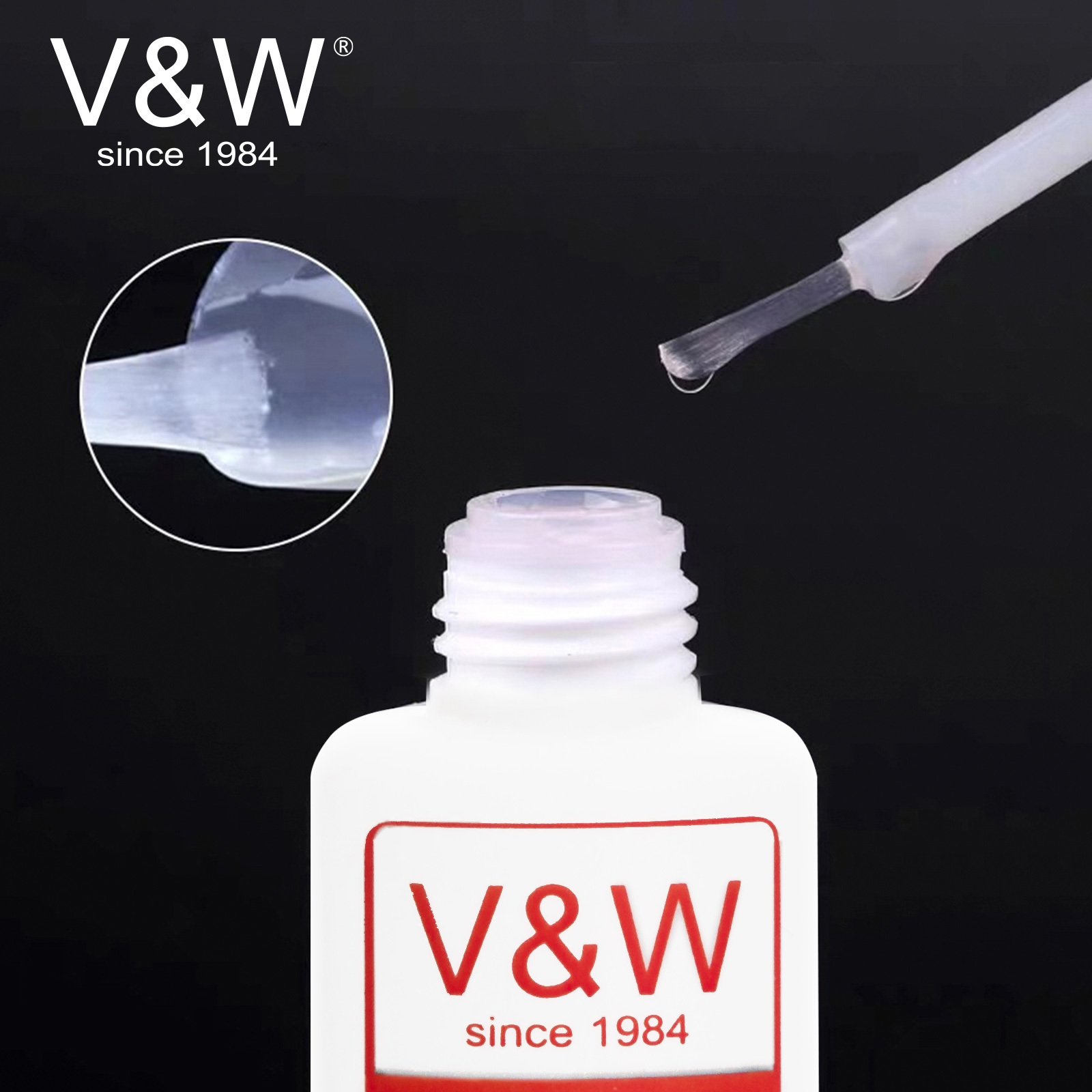 Dry Liquid Nail Glue For Acrylic Nail Long Lasting Professional Nail Tips Glue Strong Strength Instant Glue