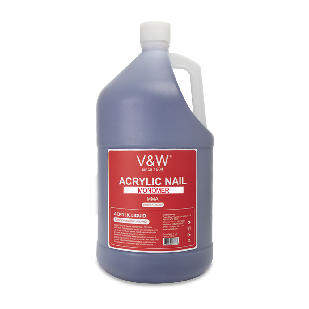 VW Oem Private Label Quick-dry Acrylic Monomer EMA MMA Liquid For Acrylic Powder Acrylic Liquid Monomer Nail Liquid