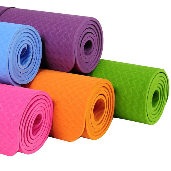 Custom Print logo Eco Friendly TPE Yoga Mat