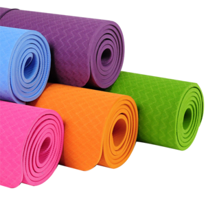 Custom Print logo Eco Friendly TPE Yoga Mat