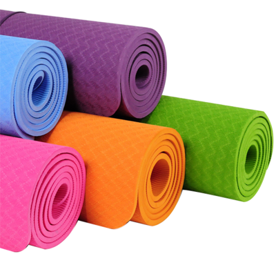 Custom Print logo Eco Friendly TPE Yoga Mat