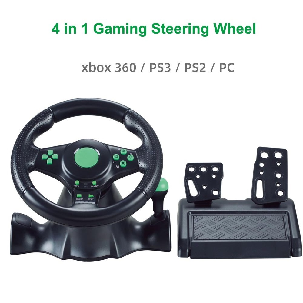 7in1 Gaming Steering Wheel PC Gaming Racing Wheel for PS4/PS3/Xbox One/Android TV/Nintendo Switch/Xbox Series S/X