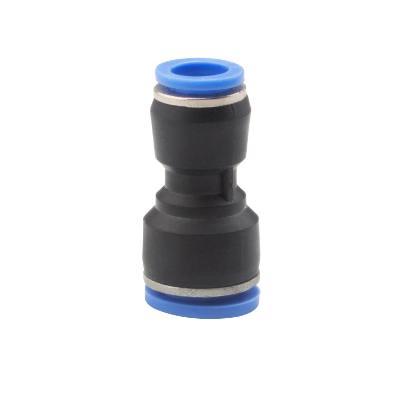 PG 4mm 6mm 8mm 12mm 14mm M5 1/2 To 3/4 Smc Type Push Pneumatic Metal Fittings For Water Tubes