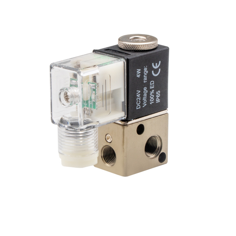 3V1-06 Series 3/2 Way 1/4'' Normally Closed Type Smc 24v 12v High Frequency Solenoid Valve