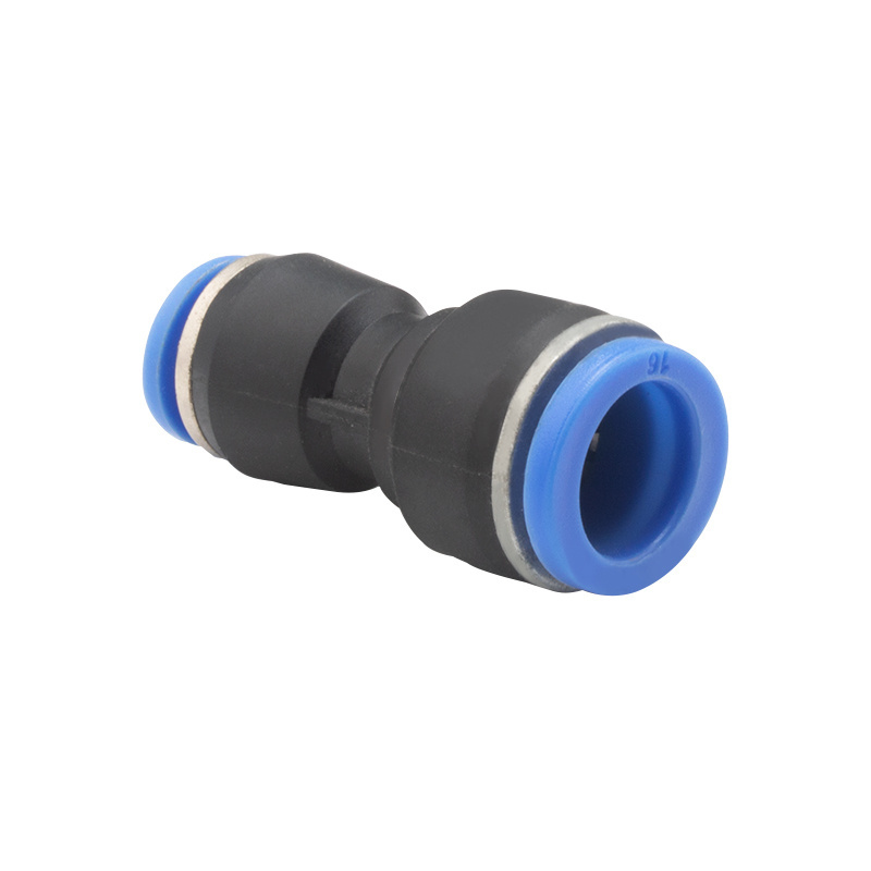 PG 4mm 6mm 8mm 12mm 14mm M5 1/2 To 3/4 Smc Type Push Pneumatic Metal Fittings For Water Tubes