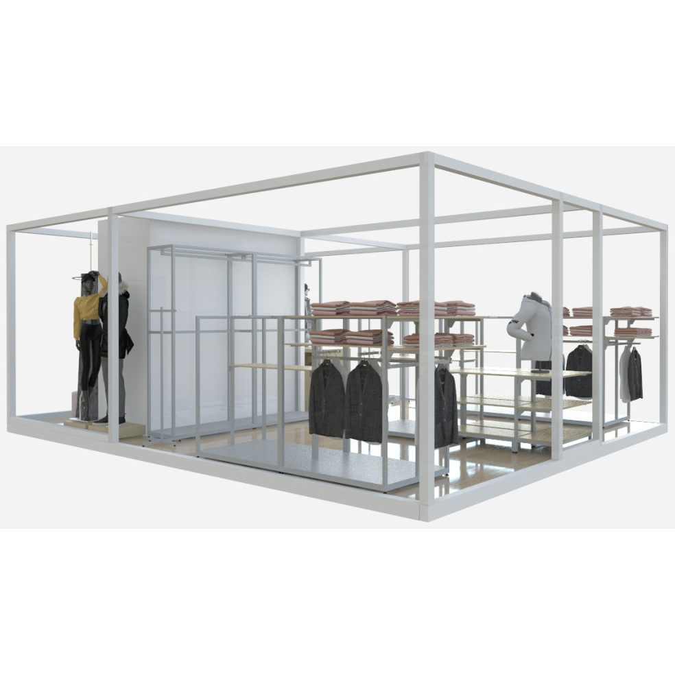 Clothing Store Furniture Clothes Display Rack Shelf Modern Clothing Store Design Retail Shoe Shop Furniture Decoration