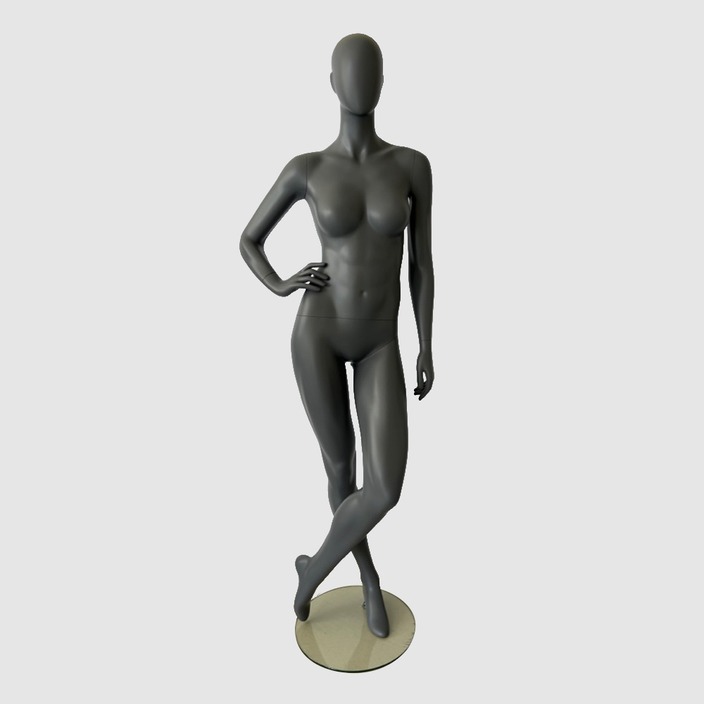 YIHE adjustable full body mannequin female for clothes display with wooden arms velvet mannequin women