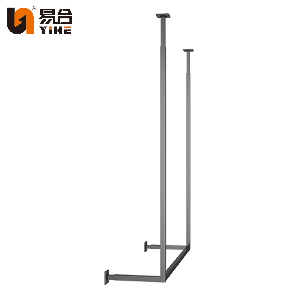 Metal Wall Mounted Clothing Hanging Racks Garment Store Display Shelf Stands Retail Shop Fittings