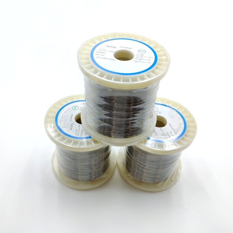 cr20ni80 0.5mm resistance nichrome wire NiCr 80/20 HEATING WIRE