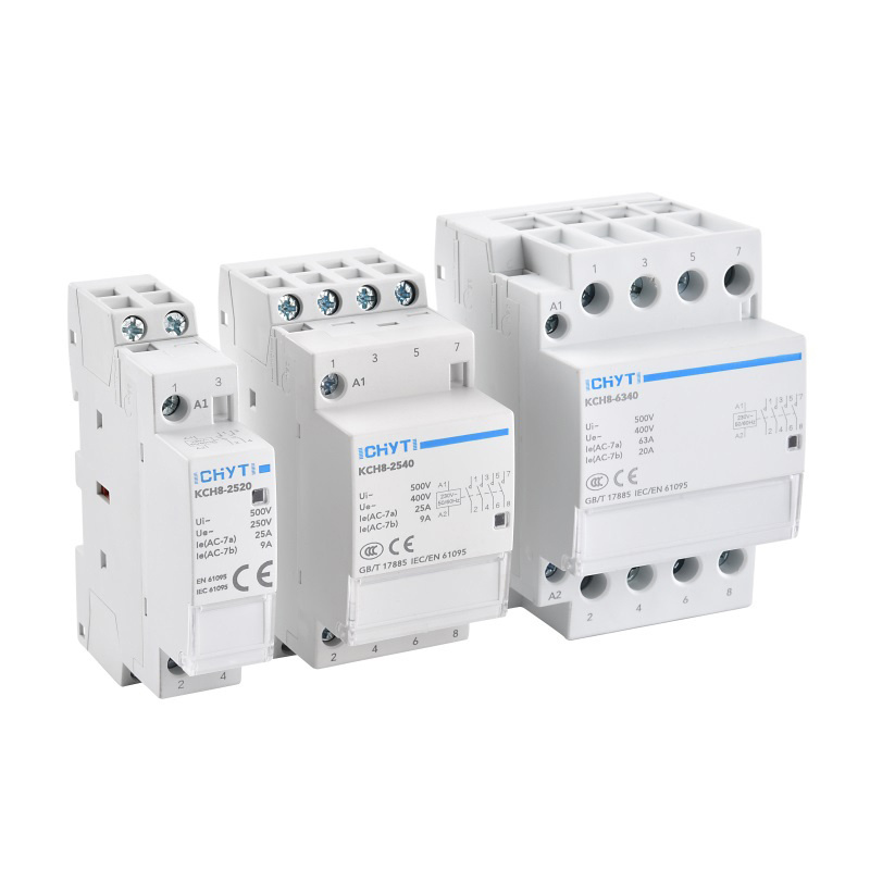 2024 New CHYT KCH8-63 2NO 2P 63a telemecanique magnetic contactor electric contactor modular contactor