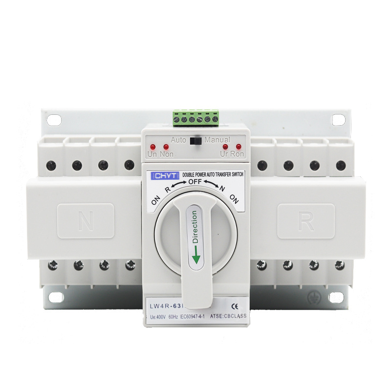 Intelligent Automatic Generator Transfer Switch Change Over Single Phase Power Changeover Switch Ats Controller