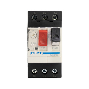 CHYT GV2ME Motor Start Protection Switch Thermal Magnetic Type Overload Short Circuit Motor Protection Circuit Breaker Black