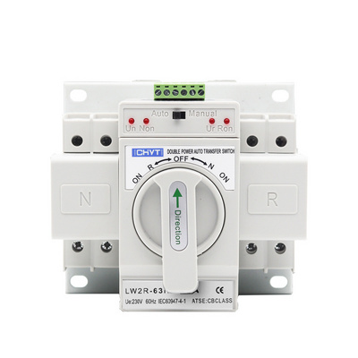 Intelligent Automatic Generator Transfer Switch Change Over Single Phase Power Changeover Switch Ats Controller