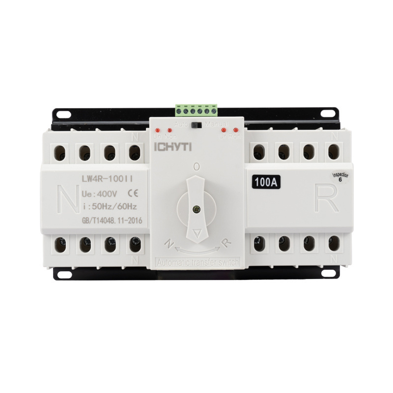 LW2R-100II MCB ATS Single Phase 2P 100 Amp Automatic Changeover Switch Low Voltage AC 220V 100Amp Automatic Transfer Switch