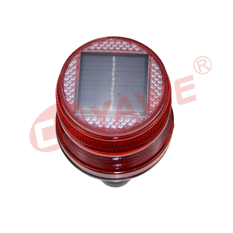 Solar power handle type Traffic solar warning light emergency barricade warning light used with road cone