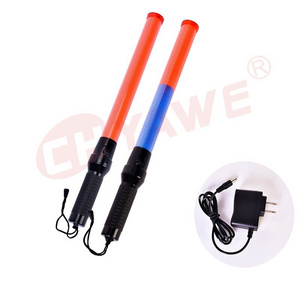 PVC reflective led marshaling traffic plastic baton traffic wands