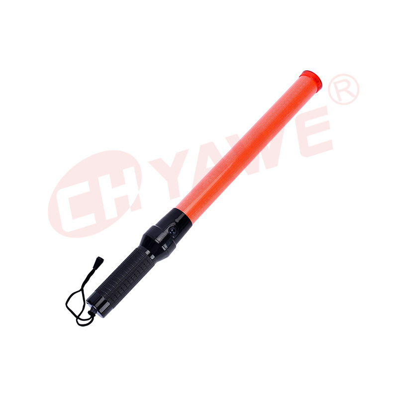 PVC reflective led marshaling traffic plastic baton traffic wands