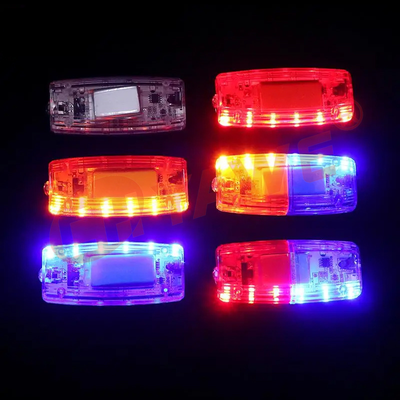 traffic shoulder light flashing red blue led shoulder light rechargeable flashing shoulder warning light