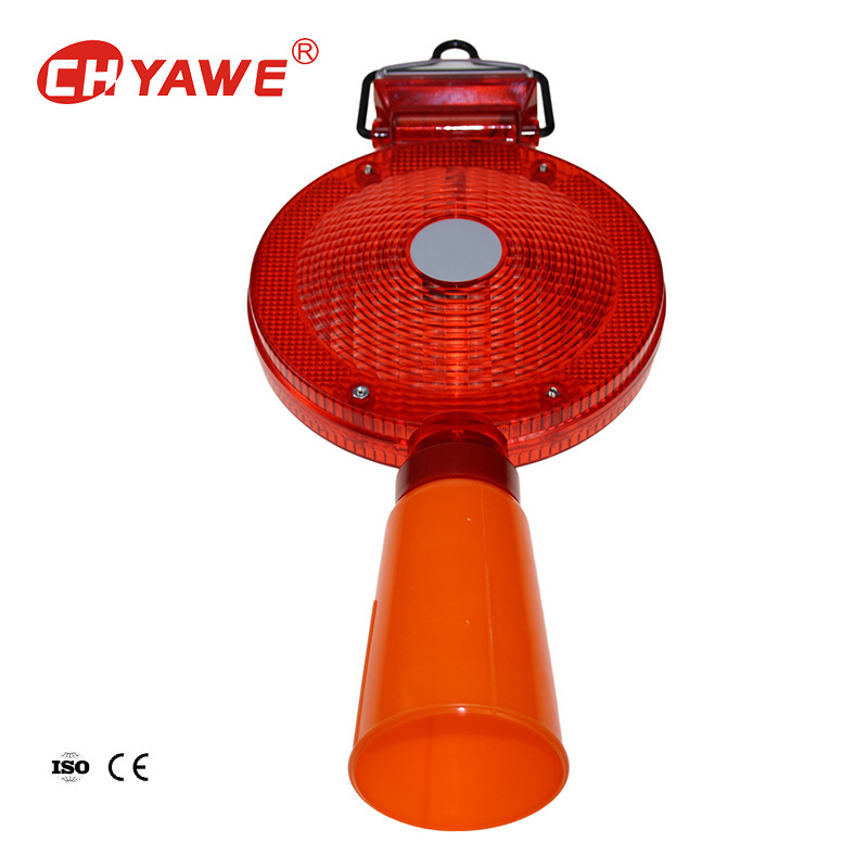 Rechargeable Road Solar Traffic led solar light warning lights LED traffic Strobe road warning cone light