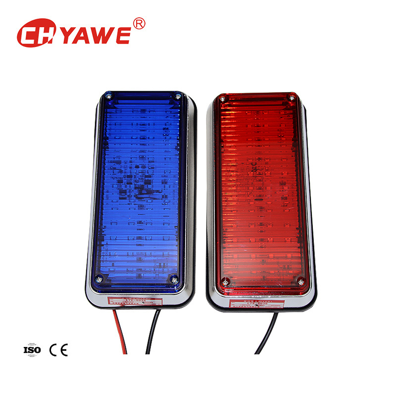 Engineering car high led strobe RED BLUE two-color warning light LED light bar for vehicle