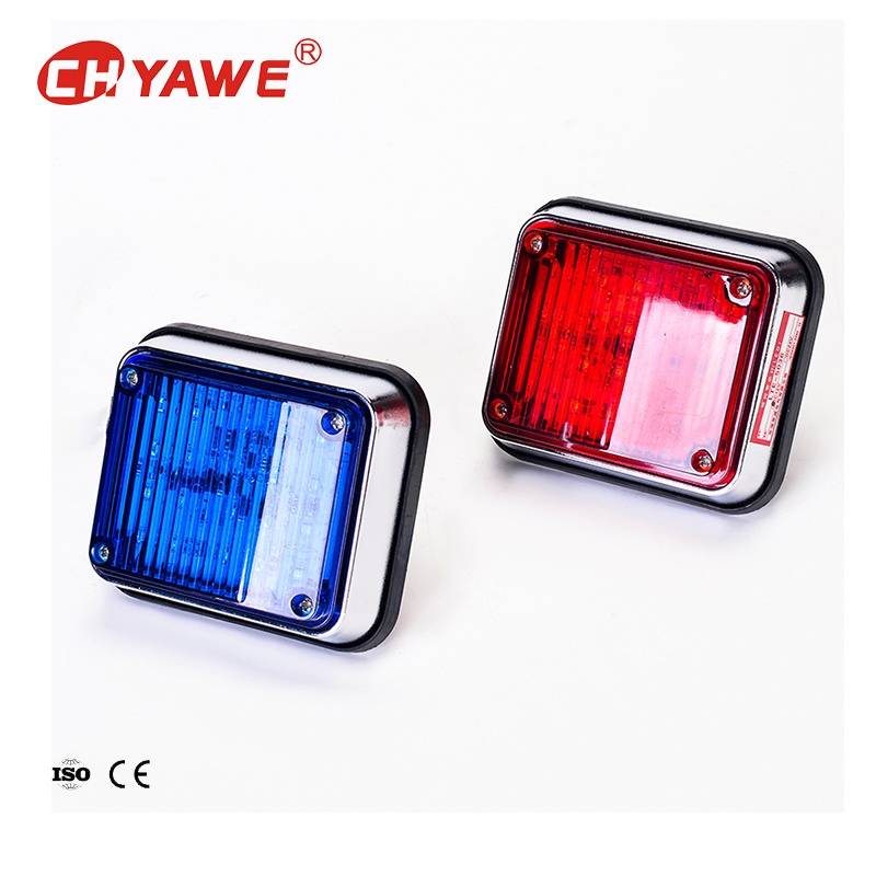 2 pack Ambulance Patrol Perimeter LED warning Light strobe flashing lamp Led Flare Traffic Warning Light