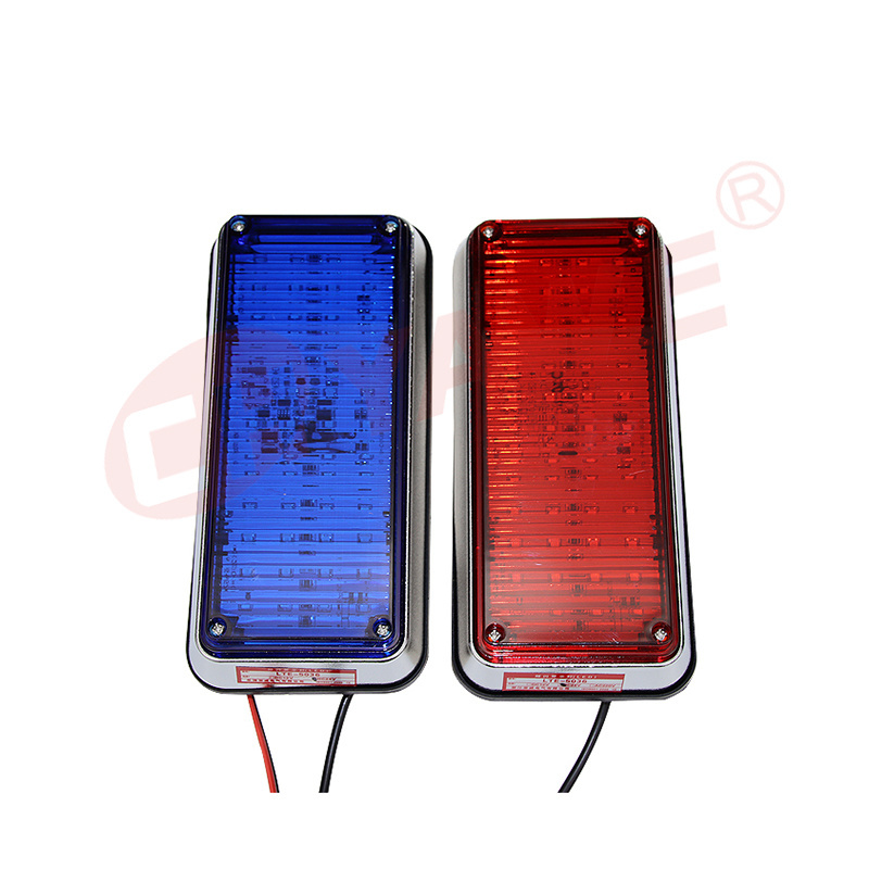 Engineering car high led strobe RED BLUE two-color warning light LED light bar for vehicle